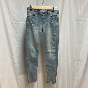 Zara Basic | Studded Skinny Jeans